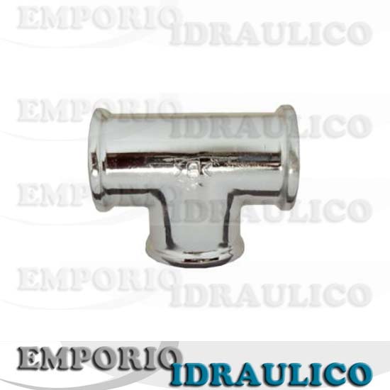 Tee Ottone Cromato - Clicca l'immagine per chiudere